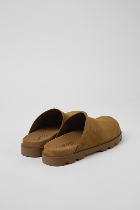 Exclusive Camper AU Brutus Sandal Brown Leather Clogs For Men