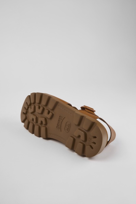 Design Brutus Sandal Brown Leather Sandals For Men Camper AU