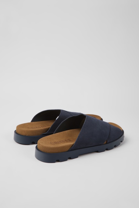 Design Brutus Sandal Navy Blue Nubuck Sandals For Men Camper AU