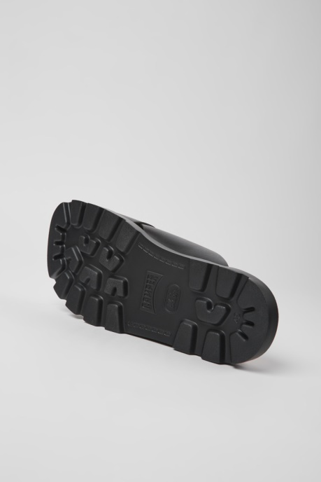 Camper AU Brutus Sandal Black Leather Sandals For Men New Arrivals