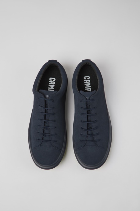 Chasis Blue Nubuck Shoes For Men Camper AU New Arrivals