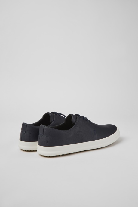 Design Chasis Blue Leather Shoes For Men Camper AU