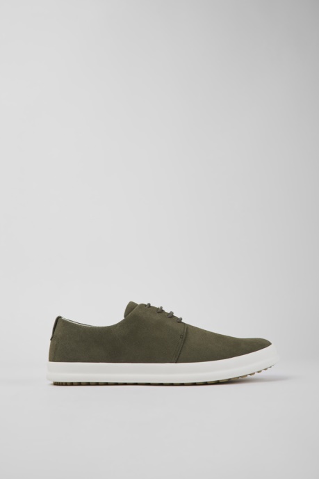 Chasis Green Nubuck Shoes For Men Camper AU New Arrivals