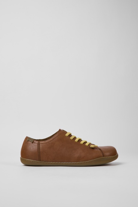 Camper AU Design Peu Brown Leather Shoes For Men