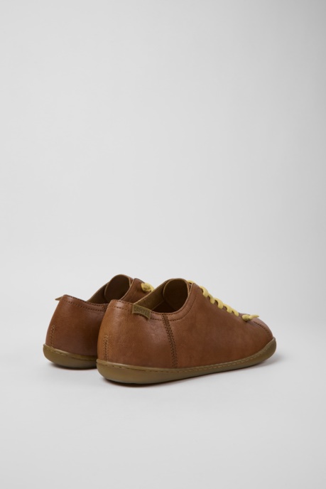 Camper AU Design Peu Brown Leather Shoes For Men