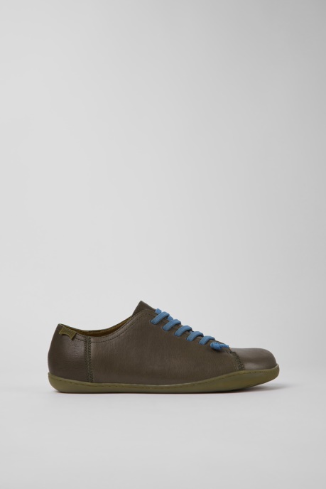 Camper AU Peu Green Leather Shoes For Men New Arrivals