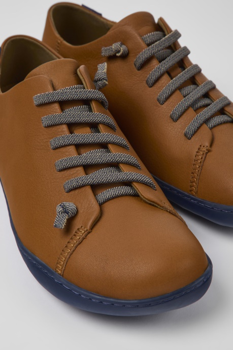 Camper AU Peu Brown Leather Shoes For Men New Arrivals