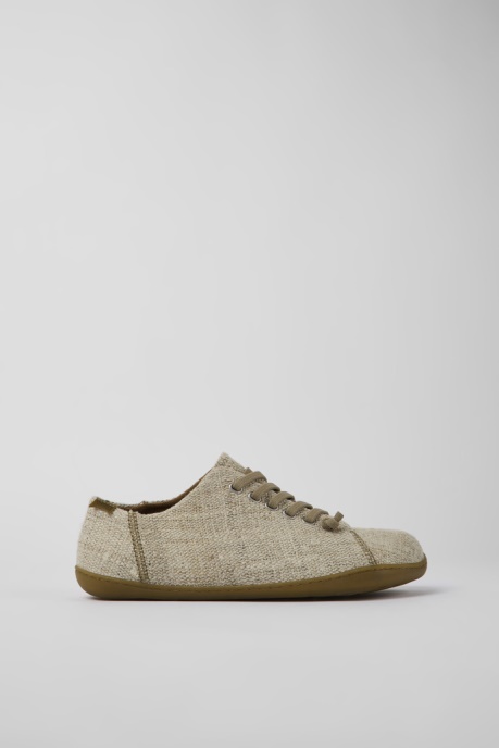 Peu Beige Textile Shoes For Men Exclusive Camper AU