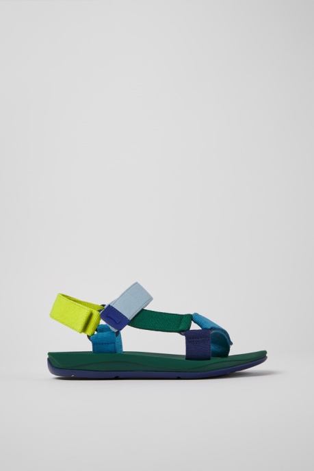 Camper AU Design Match Multicolored Textile Sandals For Men