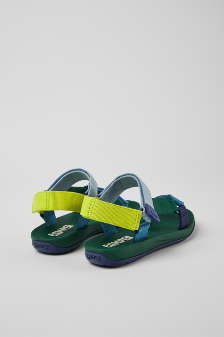 Camper AU Design Match Multicolored Textile Sandals For Men
