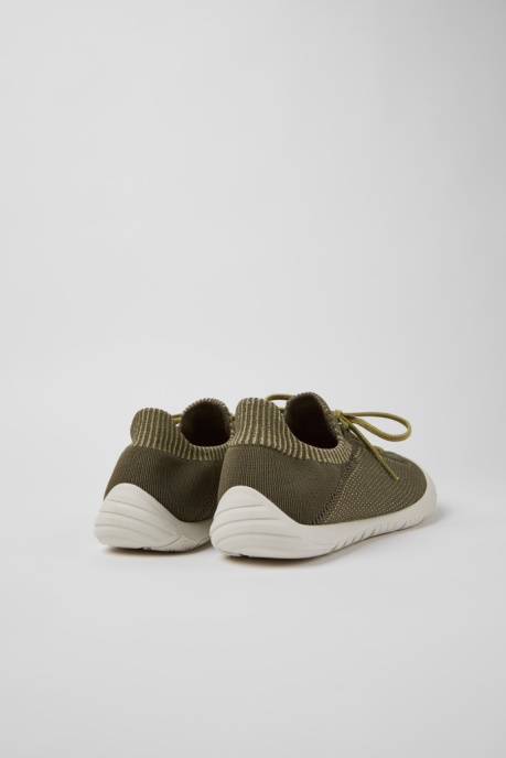 Exclusive Camper AU Path Green And Yellow Textile Sneakers For Men