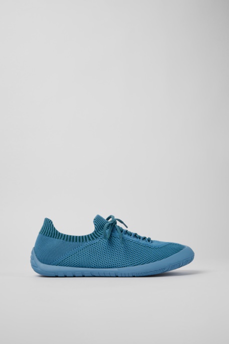 Path Blue And Green Textile Sneakers For Men Exclusive Camper AU