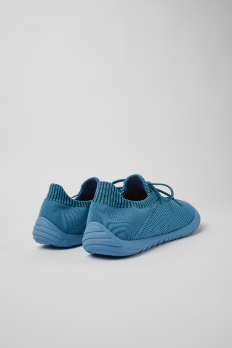 Path Blue And Green Textile Sneakers For Men Exclusive Camper AU