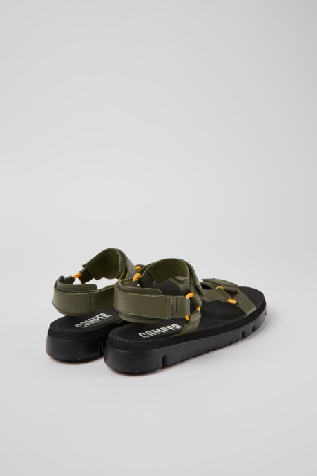 Oruga Green Leather Sandals For Men Camper AU New Arrivals