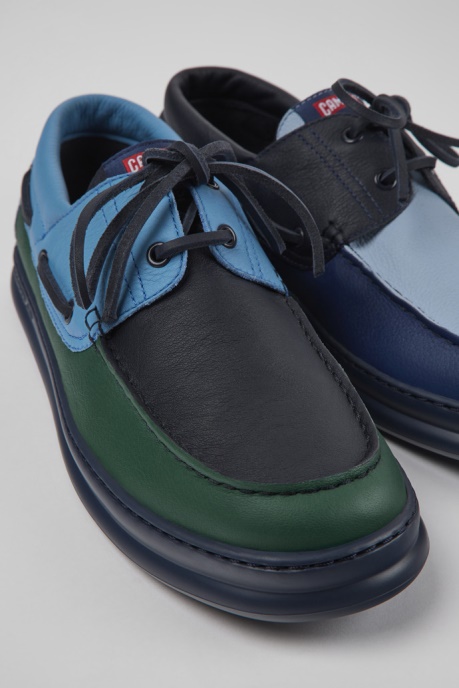 Exclusive Camper AU Twins Multicolored Leather Sneakers For Men