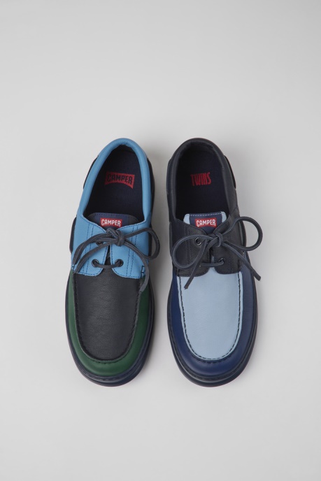 Exclusive Camper AU Twins Multicolored Leather Sneakers For Men