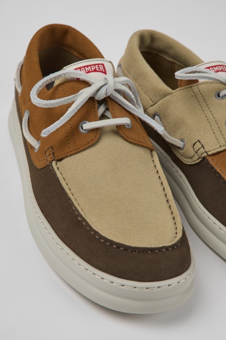 Camper AU Twins Multicolored Nubuck Sneakers For Men New Arrivals