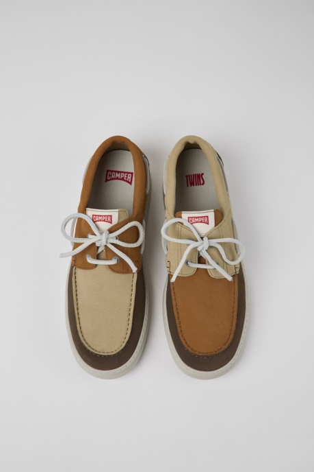 Camper AU Twins Multicolored Nubuck Sneakers For Men New Arrivals