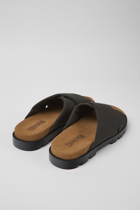 Exclusive Camper AU Brutus Sandal Gray Recycled Cotton Sandals For Men