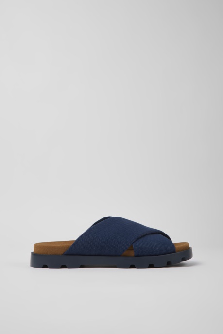Design Brutus Sandal Blue Recycled Cotton Sandals For Men Camper AU
