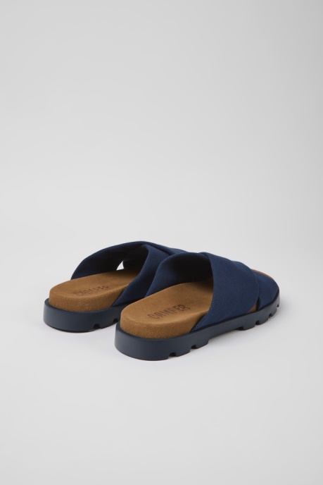Design Brutus Sandal Blue Recycled Cotton Sandals For Men Camper AU