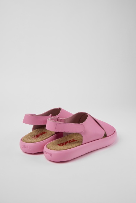 Pelotas Flota Pink Leather Sandals For Men Exclusive Camper AU