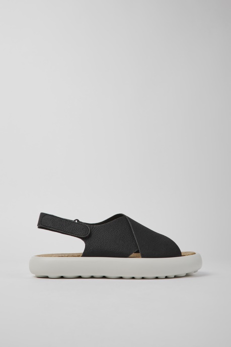 Exclusive Camper AU Pelotas Flota Black And White Leather Sandals For Men