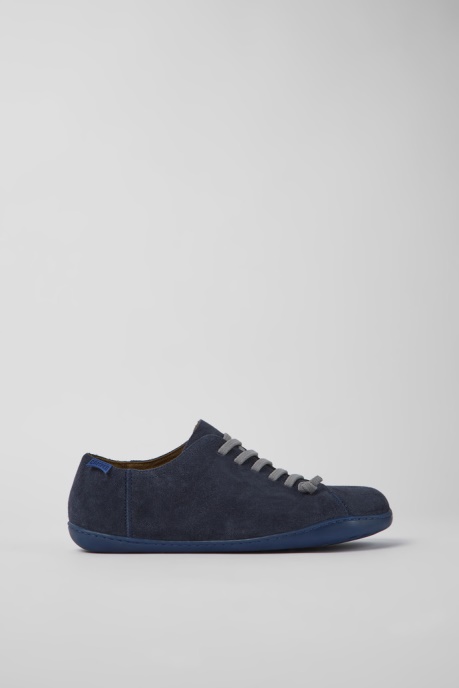 Camper AU Peu Blue Nubuck Shoes For Men New Arrivals