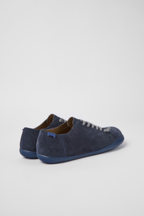 Camper AU Peu Blue Nubuck Shoes For Men New Arrivals