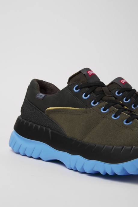 Exclusive Camper AU Teix Green Recycled Textile And Nubuck Shoes For Men