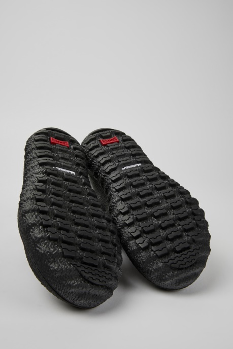 Exclusive Camper AU Ground Black Leather Shoes For Men