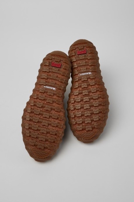 Ground Michelin Green Waxed Suede Ankle Boots Exclusive Camper AU