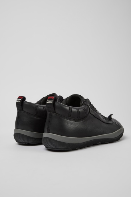 Camper AU Design Peu Pista Gore-Tex Black Leather Shoes For Men