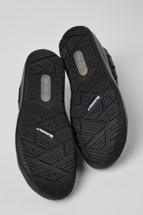 Camper AU Design Peu Pista Gore-Tex Black Leather Shoes For Men