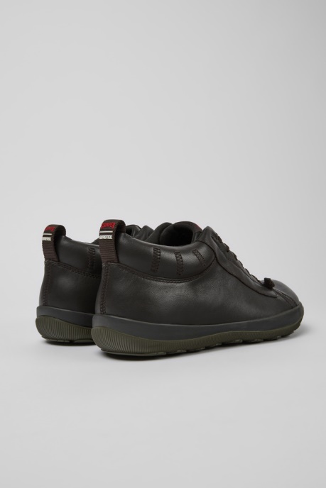 Design Peu Pista Gore-Tex Brown Leather Shoes For Men Camper AU