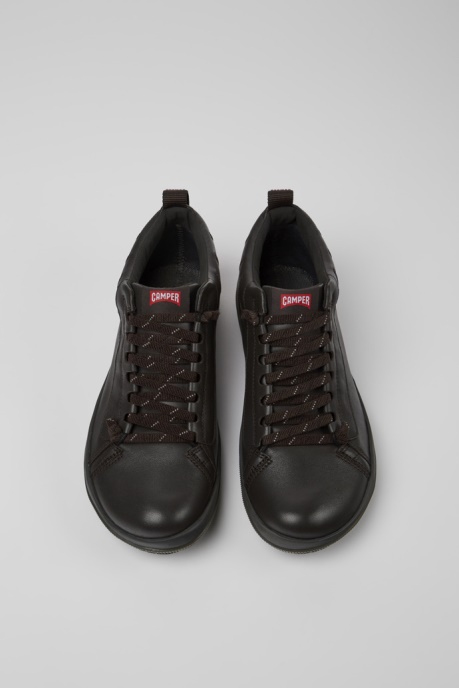 Design Peu Pista Gore-Tex Brown Leather Shoes For Men Camper AU