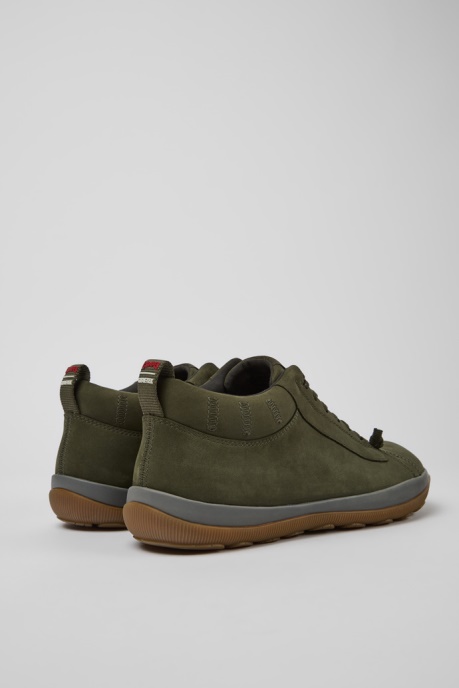 Design Peu Pista Gore-Tex Green Nubuck Shoes For Men Camper AU