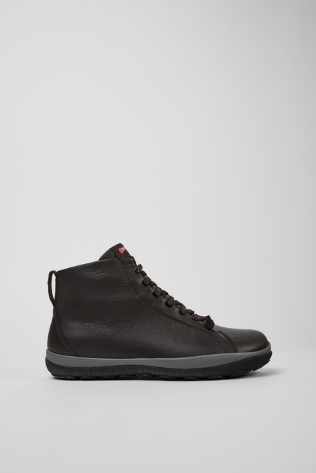 Camper AU Peu Pista Gore-Tex Brown Leather Ankle Boots For Men New Arrivals