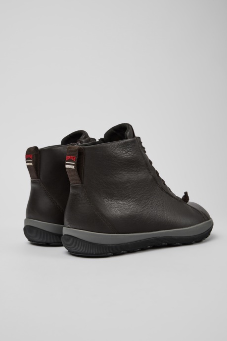 Camper AU Peu Pista Gore-Tex Brown Leather Ankle Boots For Men New Arrivals