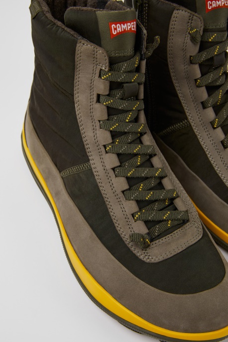 Peu Pista Green Boots For Men Camper AU New Arrivals