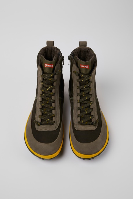 Peu Pista Green Boots For Men Camper AU New Arrivals