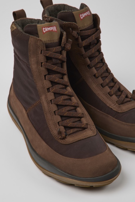 Camper AU Design Peu Pista Brown Boots For Men