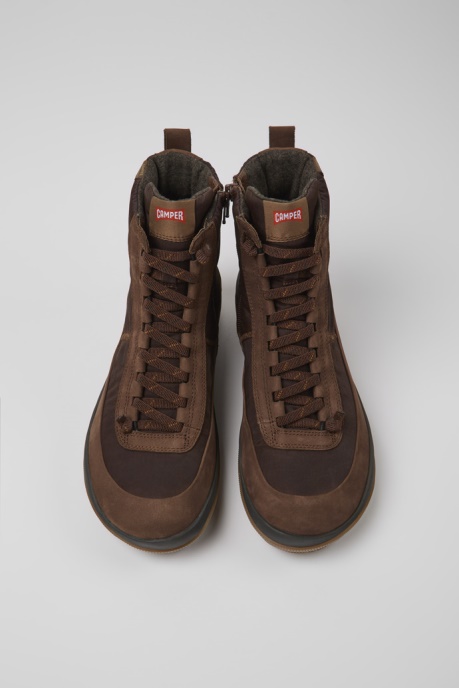 Camper AU Design Peu Pista Brown Boots For Men