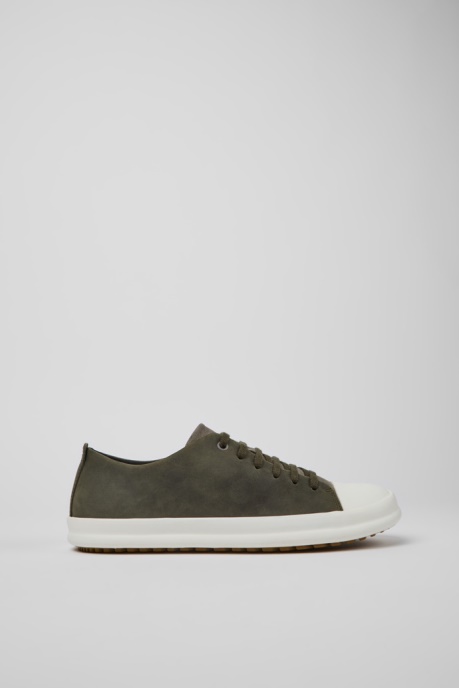 Twins Brown-Gray And Green Leather Shoes For Men Camper AU New Arrivals