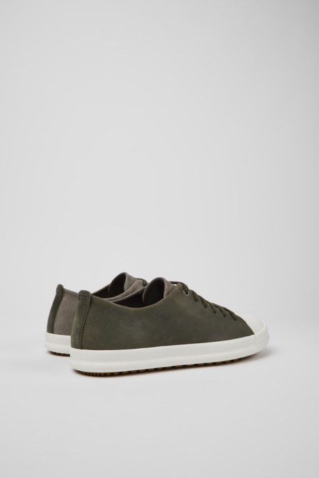 Twins Brown-Gray And Green Leather Shoes For Men Camper AU New Arrivals