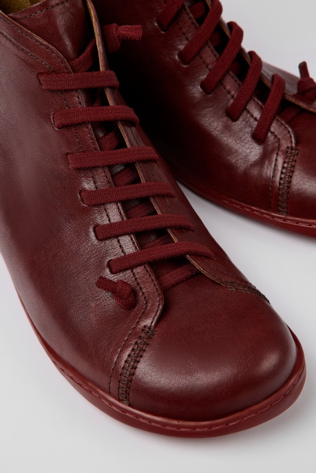 Camper AU Peu Brown Leather Ankle Boots For Men New Arrivals