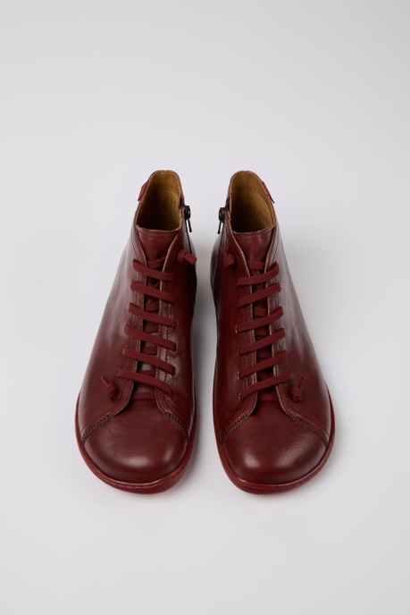 Camper AU Peu Brown Leather Ankle Boots For Men New Arrivals