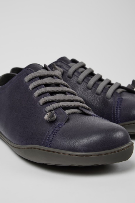 Exclusive Camper AU Peu Blue Leather Shoes For Men