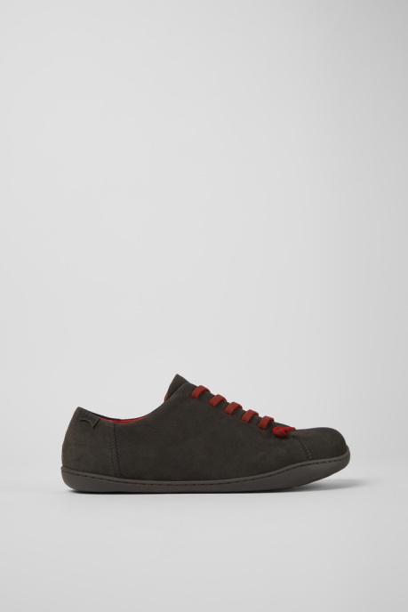 Exclusive Camper AU Peu Gray Leather Shoes For Men