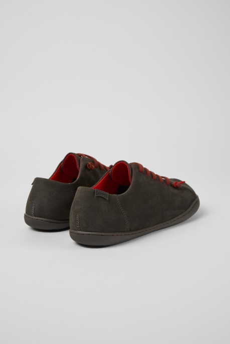Exclusive Camper AU Peu Gray Leather Shoes For Men
